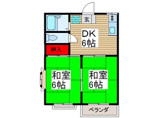 コスモハイツの物件間取画像